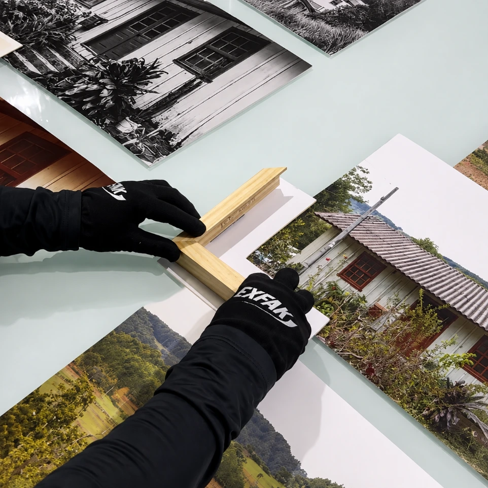 Produção própria de quadros e espelhos Novo Mundo