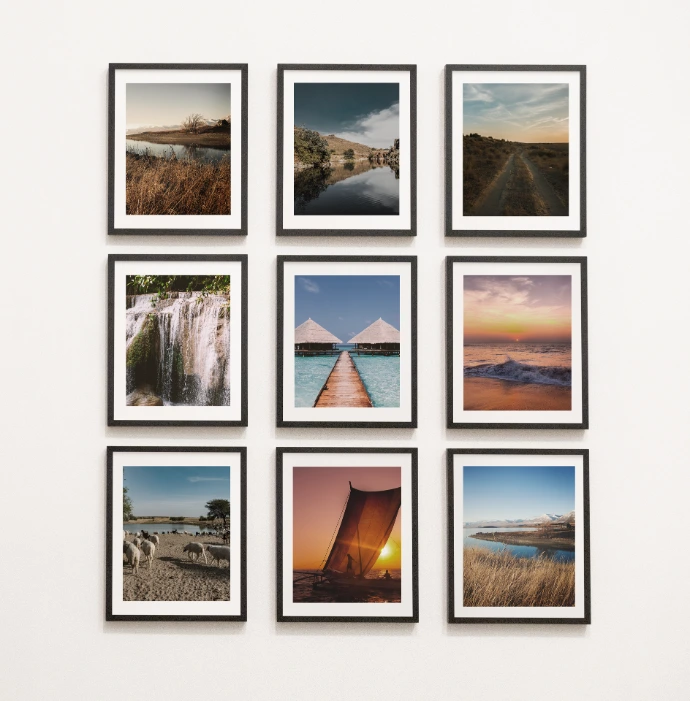 Quadro personalizado com fotografia de família ou viagem