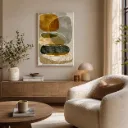 Quadro Abstrato Equilíbrio Orgânico
